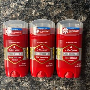 Brand New Old Spice Steel Titan Deodorant - 3 Count